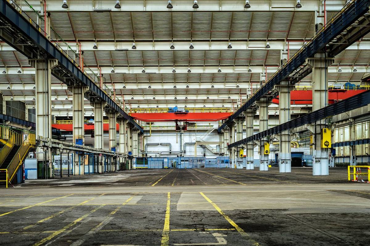 Stahlhallen – Beispiel (Beispielfoto)